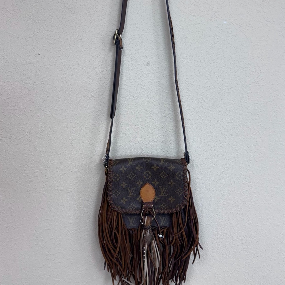 Authentic Louis Vuitton St Cloud Crossbody upcycled bag - Picture 16 of 16